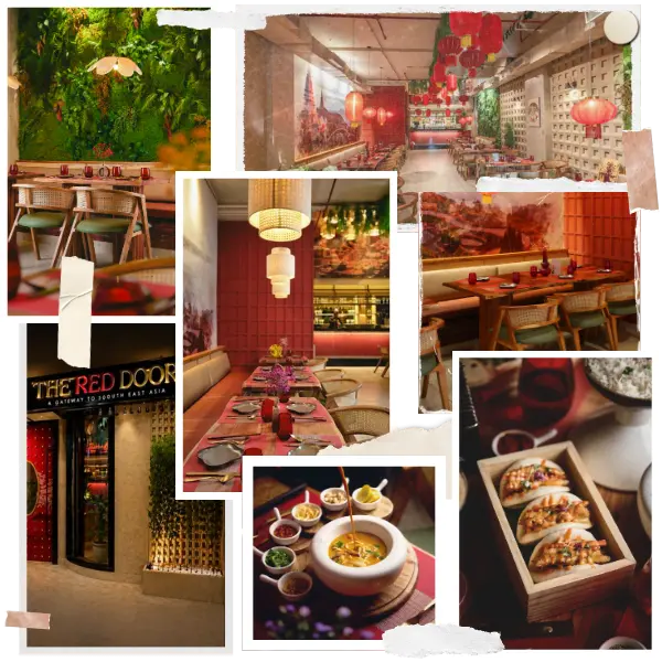 Best restaurant in Rajouri Garden – The Red Door interior